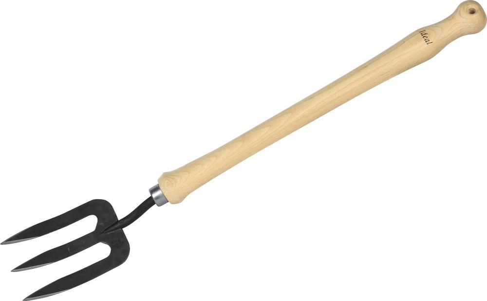 Idealspaten Handgabel 3 Zinken Buchenstiel 40 cm Produktbild Idealspaten Handgabel 3 Zinken Buchenstiel 40 cm