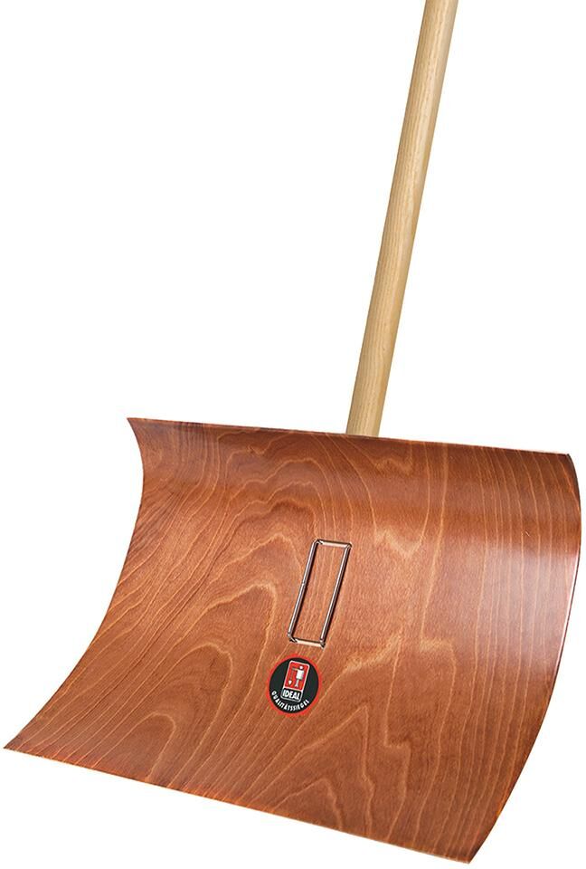 Idealspaten Schneeräumer Pressholz mit Stiel 55 cm breit Produktbild Idealspaten Schneeräumer Pressholz mit Stiel 55 cm breit