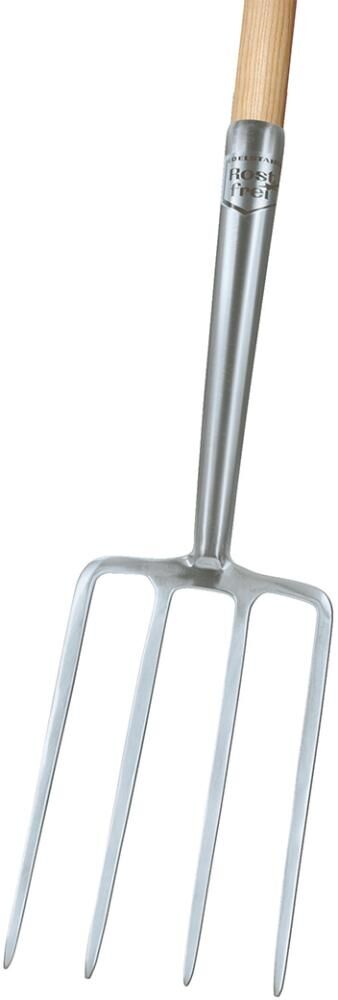 Idealspaten Spatengabel Edelstahl 4 Zinken mit T-Stiel 85 cm Produktbild Idealspaten Spatengabel Edelstahl 4 Zinken mit T-Stiel 85 cm