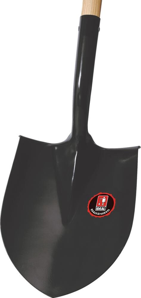 Idealspaten Spatenschaufel schwarz groß Größe 2 mit Stiel Produktbild Idealspaten Spatenschaufel schwarz groß Größe 2 mit Stiel