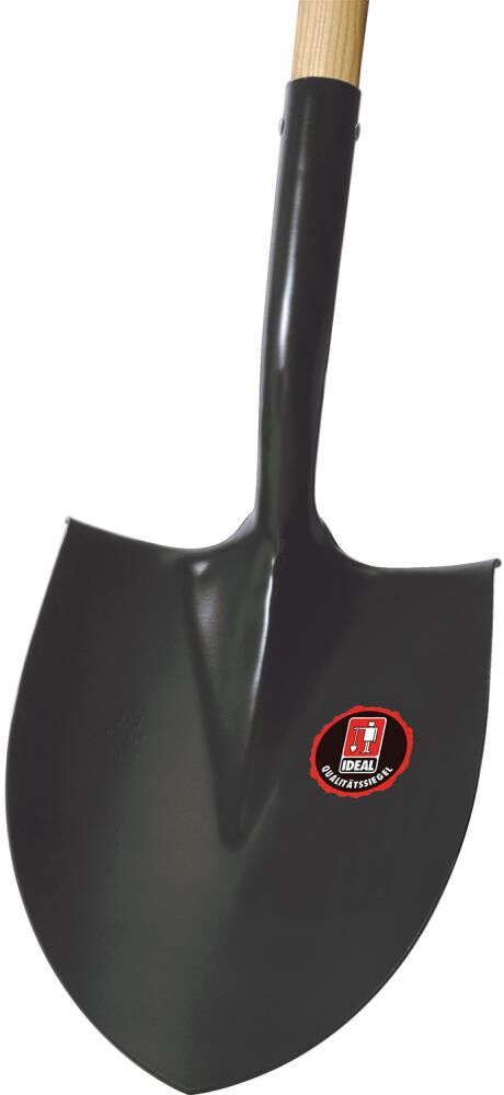 Idealspaten Spatenschaufel schwarz klein Größe 1 mit Stiel Produktbild Idealspaten Spatenschaufel schwarz klein Größe 1 mit Stiel