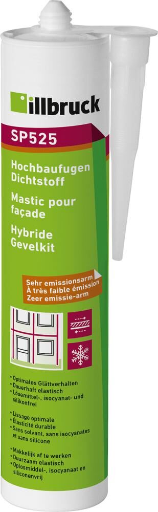 Illbruck Dichtstoff SP525 betongrau für Hochbaufugen Kartusche mit 310 ml Produktbild Illbruck Dichtstoff SP525 betongrau für Hochbaufugen Kartusche mit 310 ml
