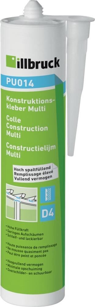 Illbruck Konstruktionskleber PU014 Multi Kartusche mit 310 ml Produktbild Illbruck Konstruktionskleber PU014 Multi Kartusche mit 310 ml