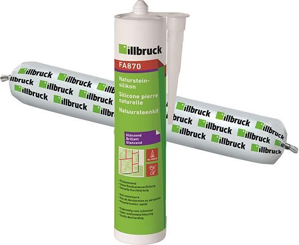 Illbruck Natursteinsilikon FA870 hellgrau Kartusche mit 310 ml Produktbild Illbruck Natursteinsilikon FA870 hellgrau Kartusche mit 310 ml