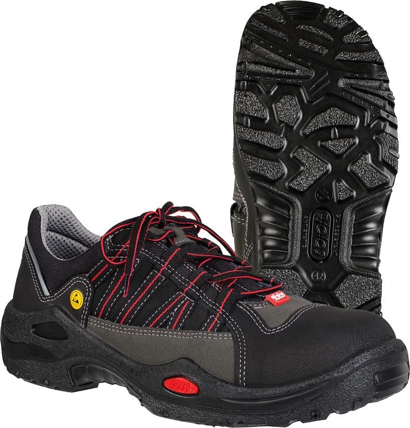 Jalas Halbschuh 1615 E-Sport schwarz rot S3 Gr. 44 Produktbild Jalas Halbschuh 1615 E-Sport schwarz rot S3 Gr. 44