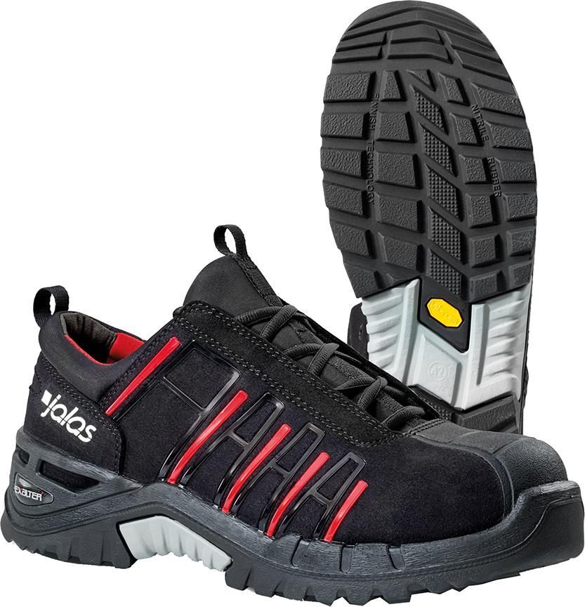 Jalas Halbschuh 9955 Exalter schwarz rot S3 Gr. 47 Jalas Halbschuh 9955 Exalter schwarz rot S3 Gr. 47