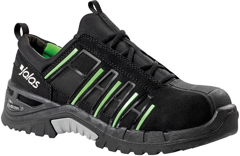 Jalas Halbschuh 9915 Exalter schwarz grün S1P Gr. 38
