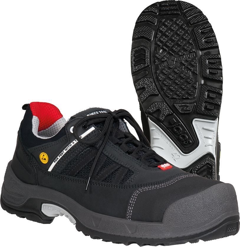 Jalas Halbschuh 3018 Zenit schwarz grau rot S3 Gr. 38 Jalas Halbschuh 3018 Zenit schwarz grau rot S3 Gr. 38