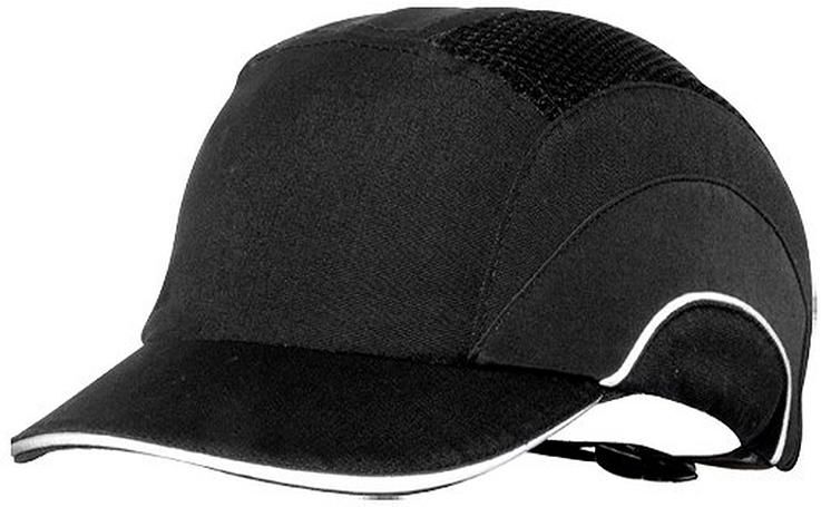 JSP Anstoßkappe schwarz mit 7 cm Schirm Produktbild JSP Anstoßkappe schwarz mit 7 cm Schirm