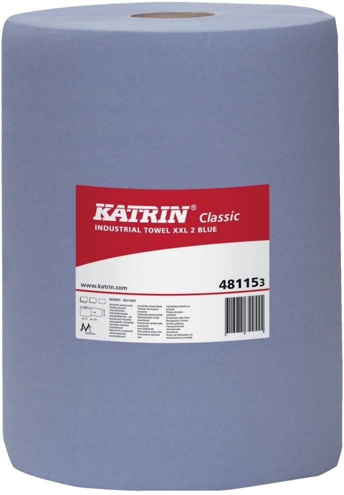 Katrin K-Rolle blau 2-lagig 38 x 36 cm 500 Blatt Produktbild Katrin K-Rolle blau 2-lagig 38 x 36 cm 500 Blatt