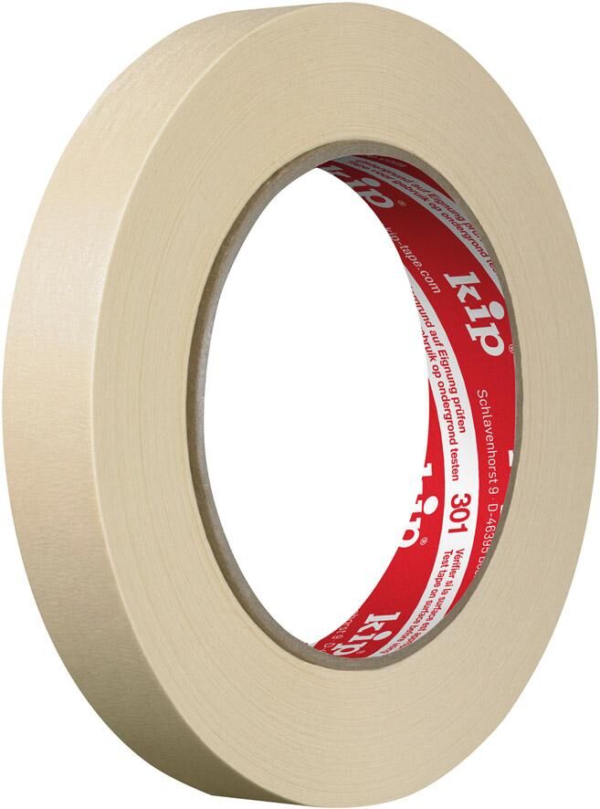 Kip Klebeband Feinkrepp Extra natur 24 mm x 50 m Produktbild Kip Klebeband Feinkrepp Extra natur 24 mm x 50 m