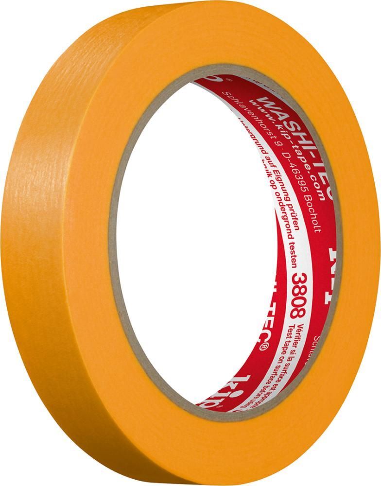 Kip Spezialabdeckband WashiTec Premium 3808 18 mm Rolle mit 50 Meter Produktbild Kip Spezialabdeckband WashiTec Premium 3808 18 mm Rolle mit 50 Meter