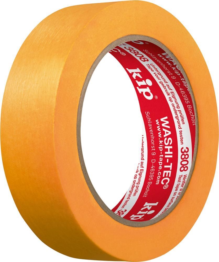 Kip Spezialabdeckband WashiTec Premium 3808 30 mm Rolle mit 50 Meter Produktbild Kip Spezialabdeckband WashiTec Premium 3808 30 mm Rolle mit 50 Meter