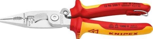 Knipex Installationszange 1396200T Elektro VDE 200 mm mit Befestigungsöse Knipex Installationszange 1396200T Elektro VDE 200 mm mit Befestigungsöse
