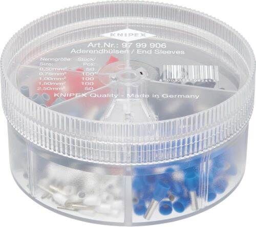 Knipex Aderendhülsen Sortiment 0,5 bis 2,5 mm2 Produktbild Knipex Aderendhülsen Sortiment 0,5 bis 2,5 mm2