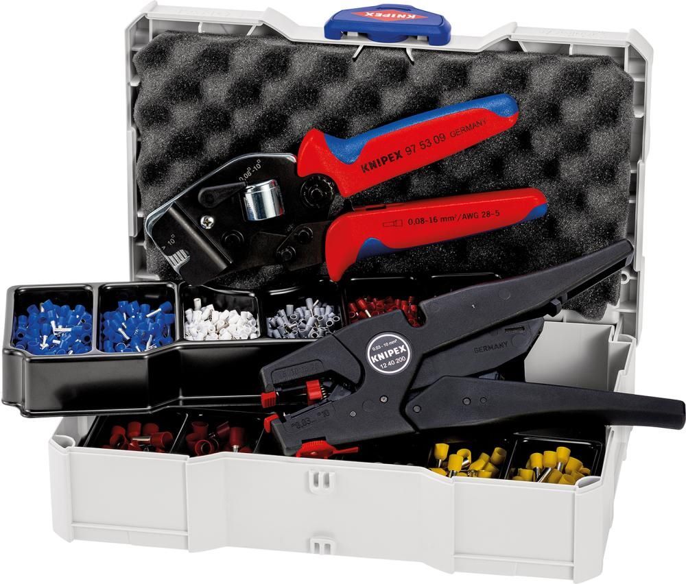 Knipex Aderendhülsen Sortiment Drahtschneider 97 90 16 Produktbild Knipex Aderendhülsen Sortiment Drahtschneider 97 90 16