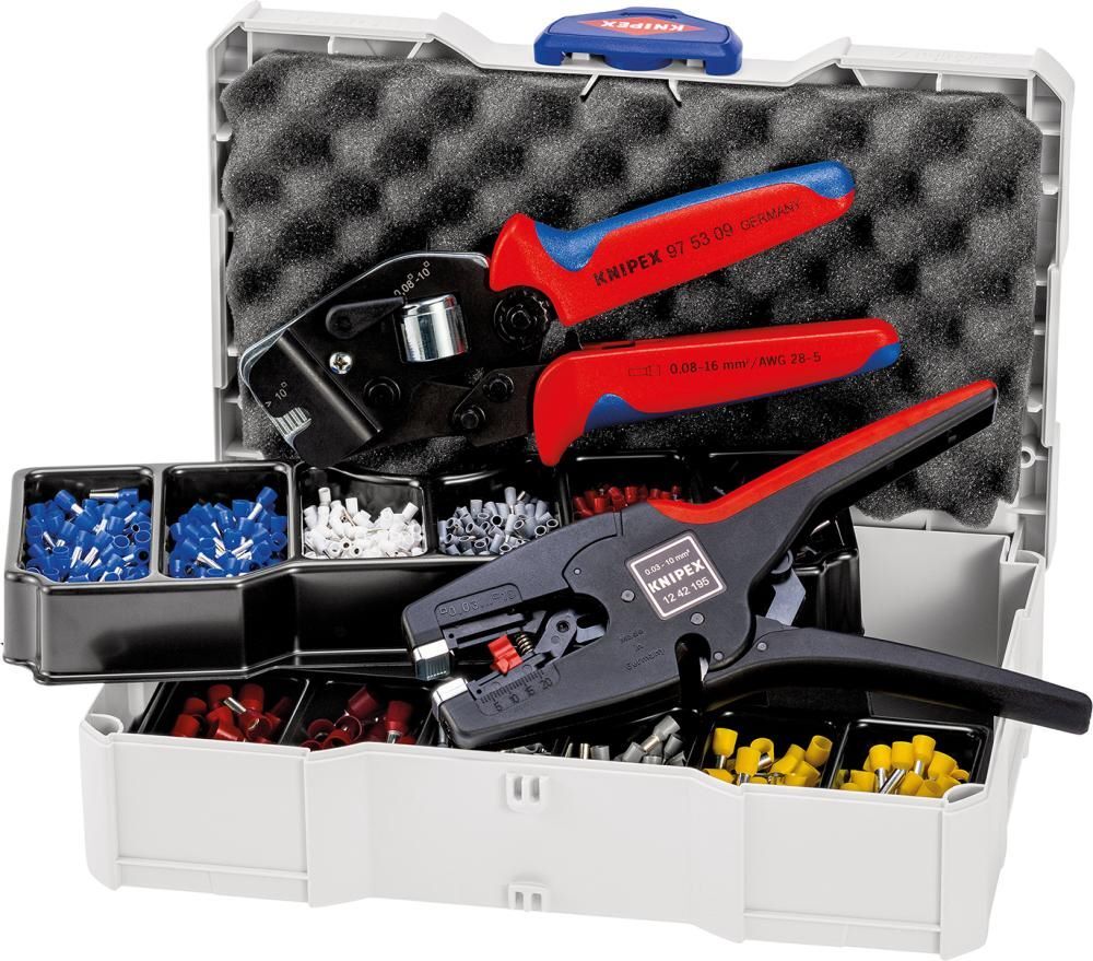 Knipex Aderendhülsen Sortiment Drahtschneider 97 90 17 Produktbild Knipex Aderendhülsen Sortiment Drahtschneider 97 90 17