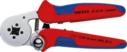 Knipex Crimp Hebelzange 95504 für Aderendhülsen selbsteinstellend Produktbild Knipex Crimp Hebelzange 95504 für Aderendhülsen selbsteinstellend