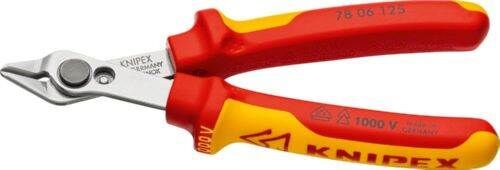 Knipex Elektronik Seitenschneider VDE 7806 125 mm Super Knips Produktbild Knipex Elektronik Seitenschneider VDE 7806 125 mm Super Knips