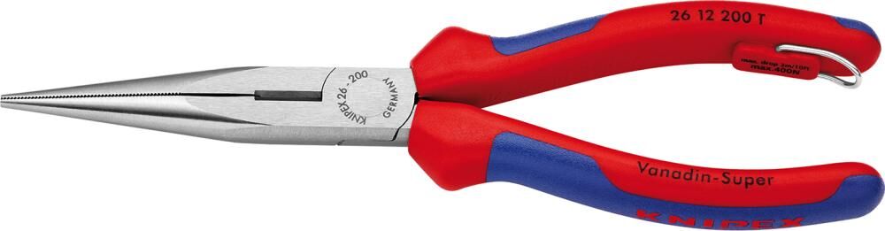 Knipex Storchschnabelzange gerade 200 mm poliert 2K Produktbild Knipex Storchschnabelzange gerade 200 mm poliert 2K