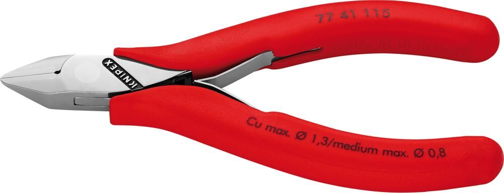 Knipex Seitenschneider Elektronik 7741 115 mm Produktbild Knipex Seitenschneider Elektronik 7741 115 mm