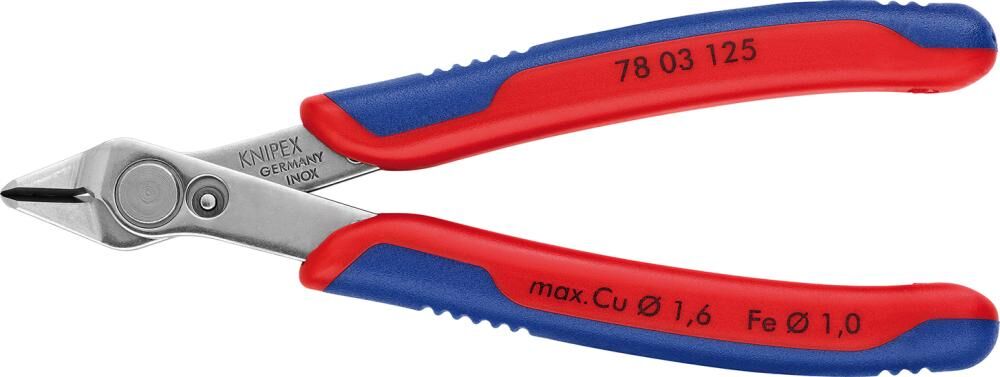 Knipex Seitenschneider Elektronik Super Knips Form0 140 mm Produktbild Knipex Seitenschneider Elektronik Super Knips Form0 140 mm