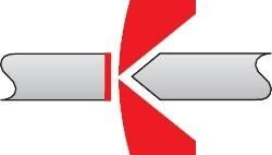 Knipex Seitenschneider für Kunststoff mit Mehrkomponenten Griffen 125 mm