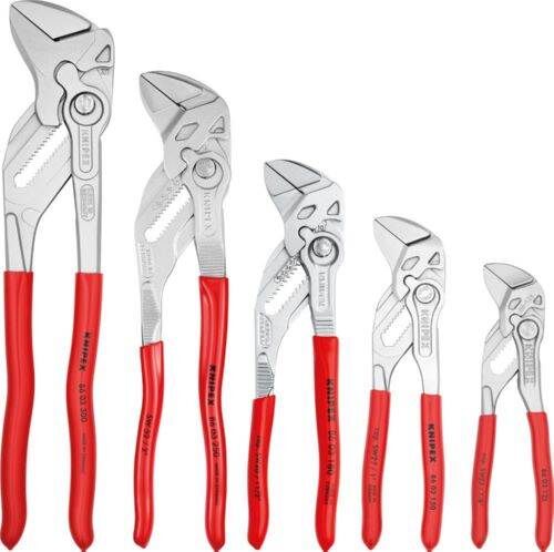 Knipex Zangenschlüssel Set 001955S4 in Rolltasche 5 Teile Produktbild Knipex Zangenschlüssel Set 001955S4 in Rolltasche 5 Teile
