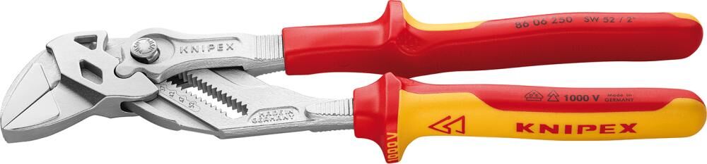 Knipex Zangenschlüssel VDE mit 250 mm 2K Produktbild Knipex Zangenschlüssel VDE mit 250 mm 2K