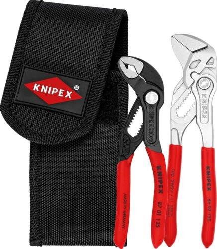Knipex Zangenset 002072V01 mini in Gürteltasche 2 Teile Produktbild Knipex Zangenset 002072V01 mini in Gürteltasche 2 Teile