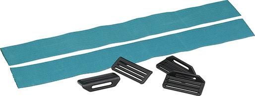 Kronen Hansa Ersatzriemen Set 4 teilig türkis für Knieschoner Produktbild Kronen Hansa Ersatzriemen Set 4 teilig türkis für Knieschoner