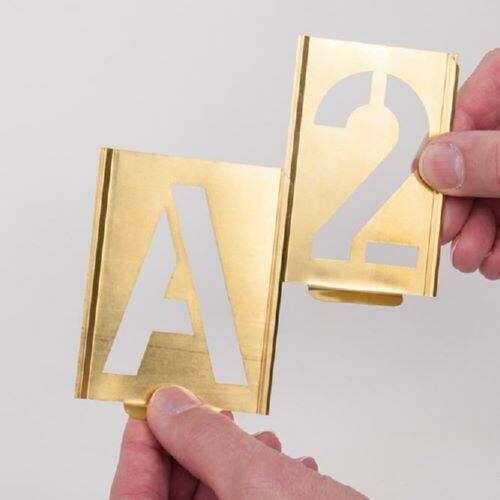 Kukko Signierschablone A bis Z Schrifthöhe 40 mm Produktbild Kukko Signierschablone A bis Z Schrifthöhe 40 mm bild 2