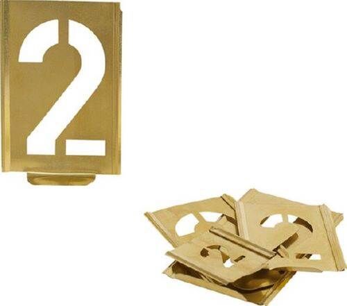 Kukko Signierschablone 0 bis 9 Schrifthöhe 70 mm Produktbild Kukko Signierschablone 0 bis 9 Schrifthöhe 70 mm