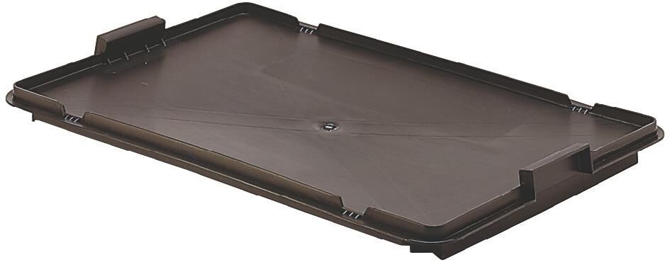 Lakape Auflagedeckel schwarz zu Drehstapelbehälter LB 60/40 45 Liter Produktbild Lakape Auflagedeckel schwarz zu Drehstapelbehälter LB 60/40 45 Liter