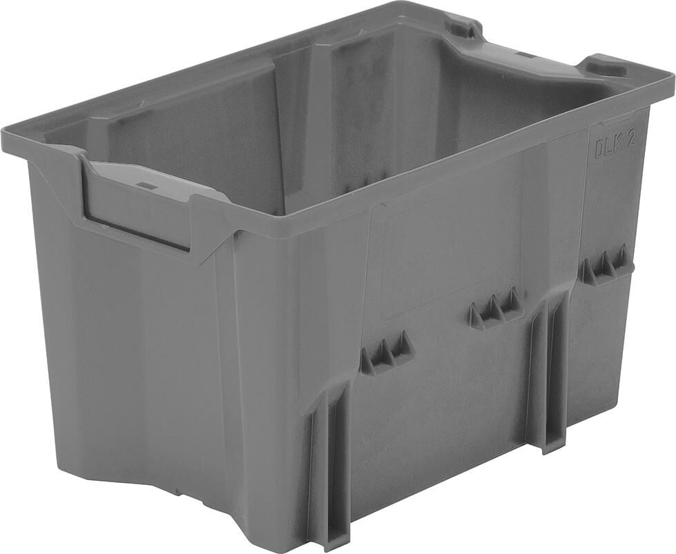 Lakape Drehstapelbehälter DLK 2 grau Produktbild Lakape Drehstapelbehälter DLK 2 grau