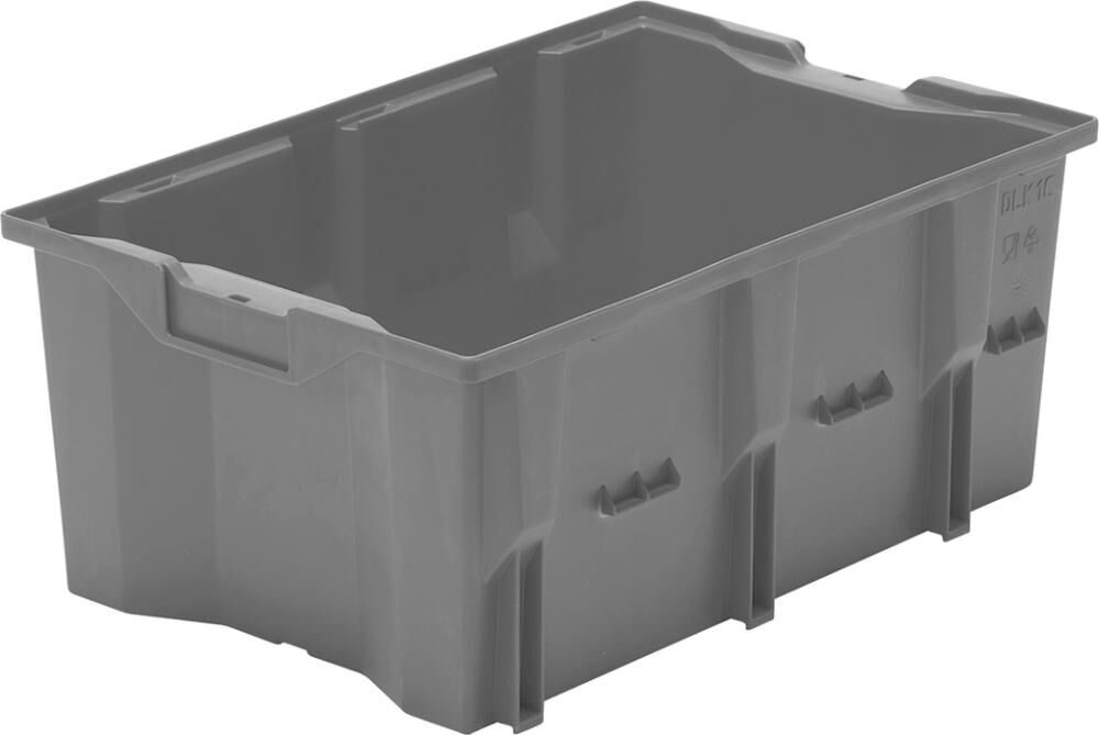 Lakape Drehstapelbehälter DLK 1C grau Produktbild Lakape Drehstapelbehälter DLK 1C grau