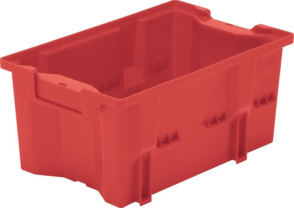 Lakape Drehstapelbehälter DLK 2C rot Produktbild Lakape Drehstapelbehälter DLK 2C rot