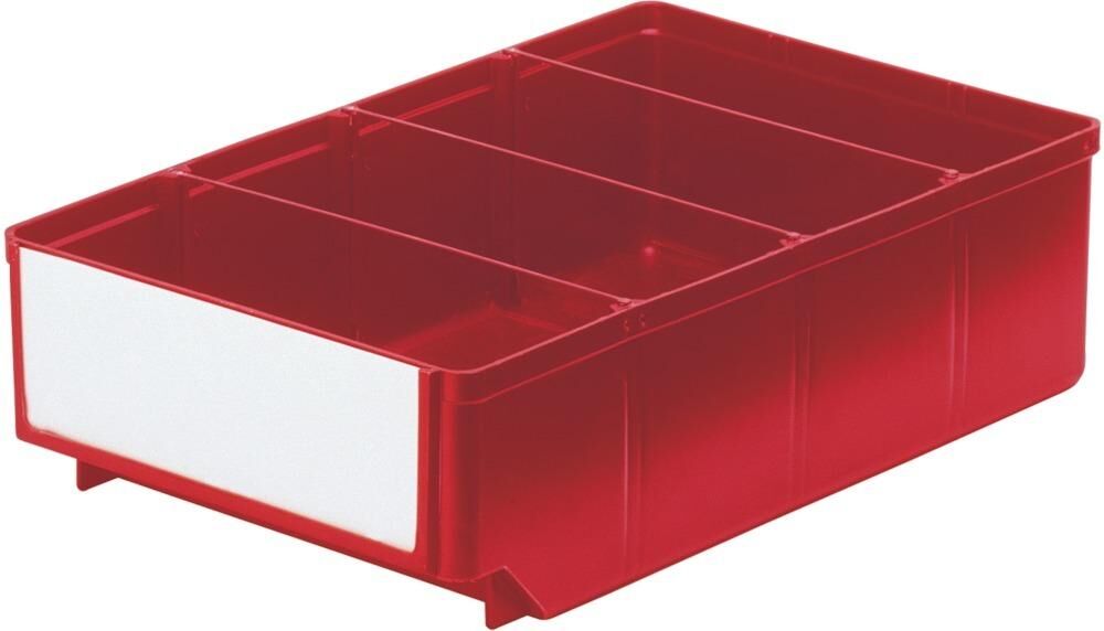 Lakape Etikett weiß für Regalkasten RK 93 mm Produktbild Lakape Etikett weiß für Regalkasten RK 93 mm