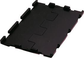 Lakape Klappdeckel schwarz für Transportkasten VTK 400
