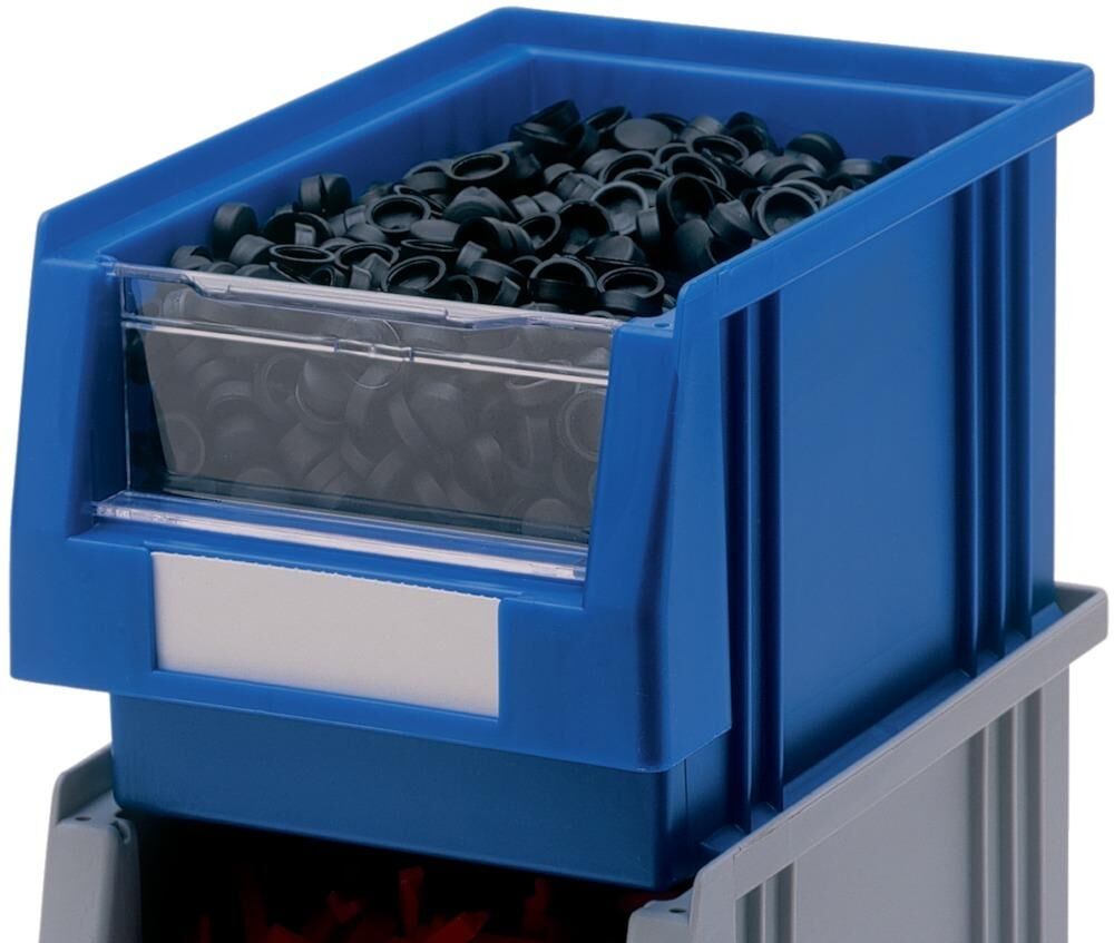 Lakape Klappe transparent für Sichtlagerkasten PLK 2A Produktbild Lakape Klappe transparent für Sichtlagerkasten PLK 2A