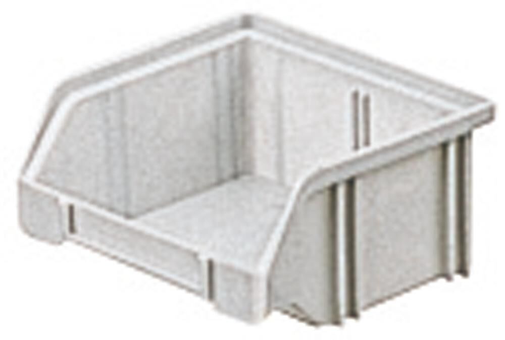 Lakape Sichtlagerkasten LK 5 grau 85/ 65x105x 45 mm Produktbild Lakape Sichtlagerkasten LK 5 grau 85/ 65x105x 45 mm