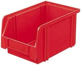 Lakape Sichtlagerkasten LK 3 rot 230/200x140x130 mm Produktbild Lakape Sichtlagerkasten LK 3 rot 230/200x140x130 mm