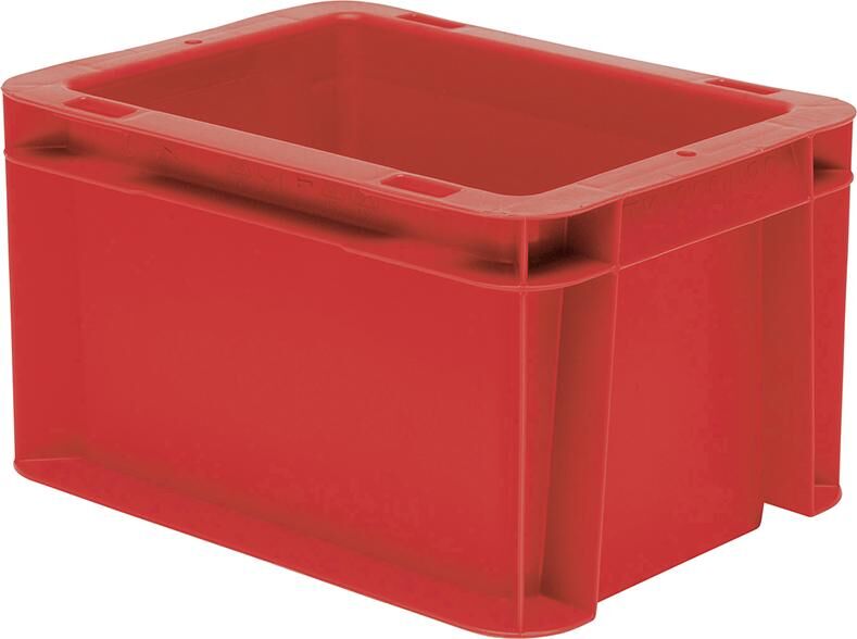 Lakape Stapeltransportkasten TK 200x150x120 mm rot Produktbild Lakape Stapeltransportkasten TK 200x150x120 mm rot
