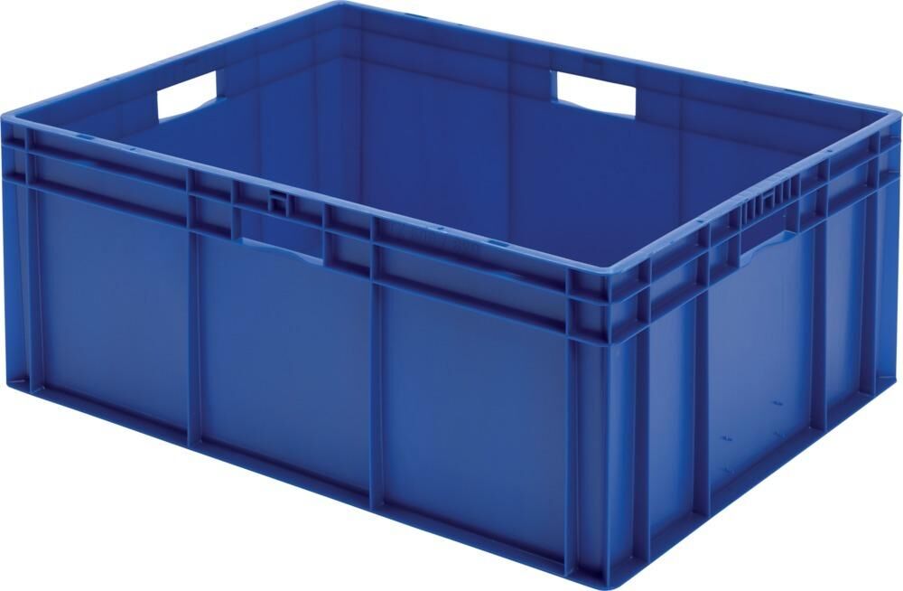 Lakape Stapeltransportkasten TK 800x600x320 mm blau Produktbild Lakape Stapeltransportkasten TK 800x600x320 mm blau