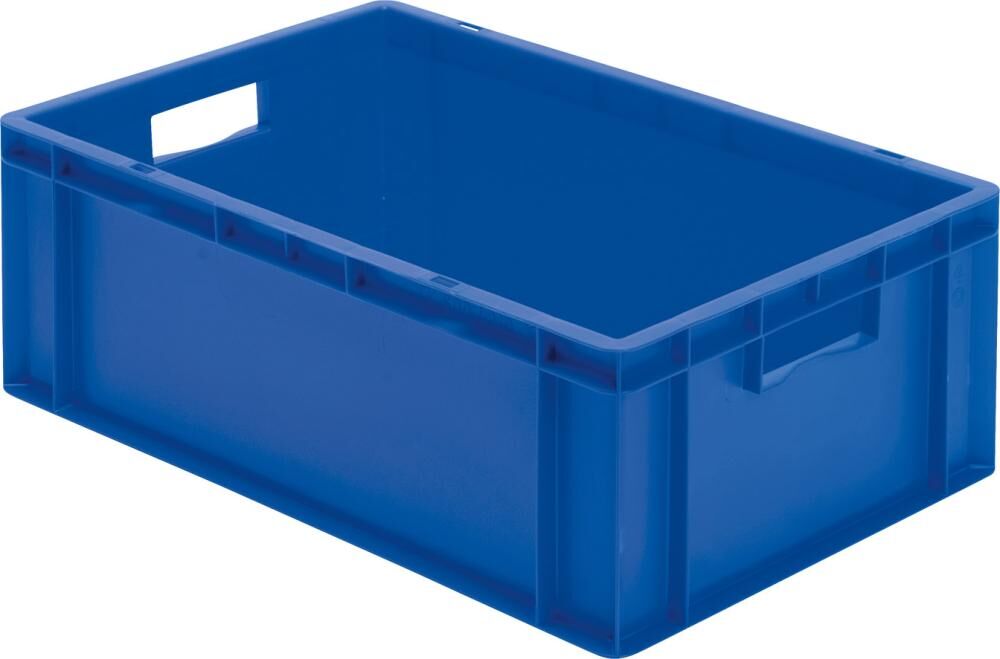 Lakape Stapeltransportkasten TK 600x400x210 mm blau Produktbild Lakape Stapeltransportkasten TK 600x400x210 mm blau