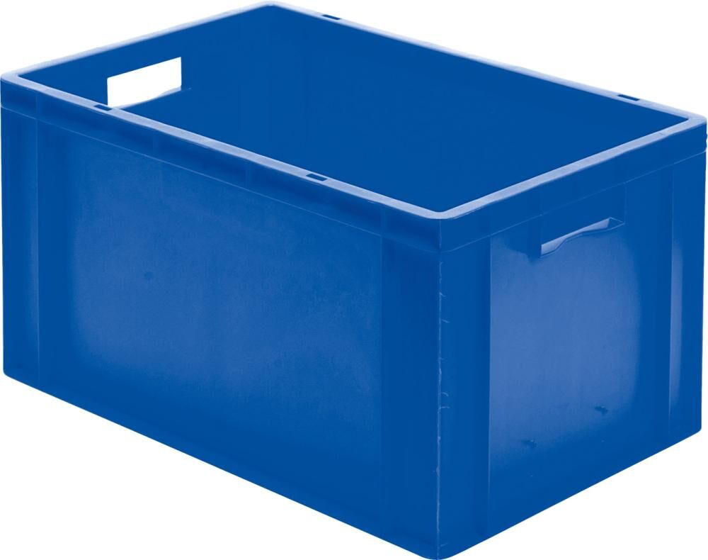 Lakape Stapeltransportkasten TK 600x400x320 mm blau Produktbild Lakape Stapeltransportkasten TK 600x400x320 mm blau