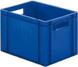 Lakape Stapeltransportkasten TK 400x300x270 mm blau Produktbild Lakape Stapeltransportkasten TK 400x300x270 mm blau