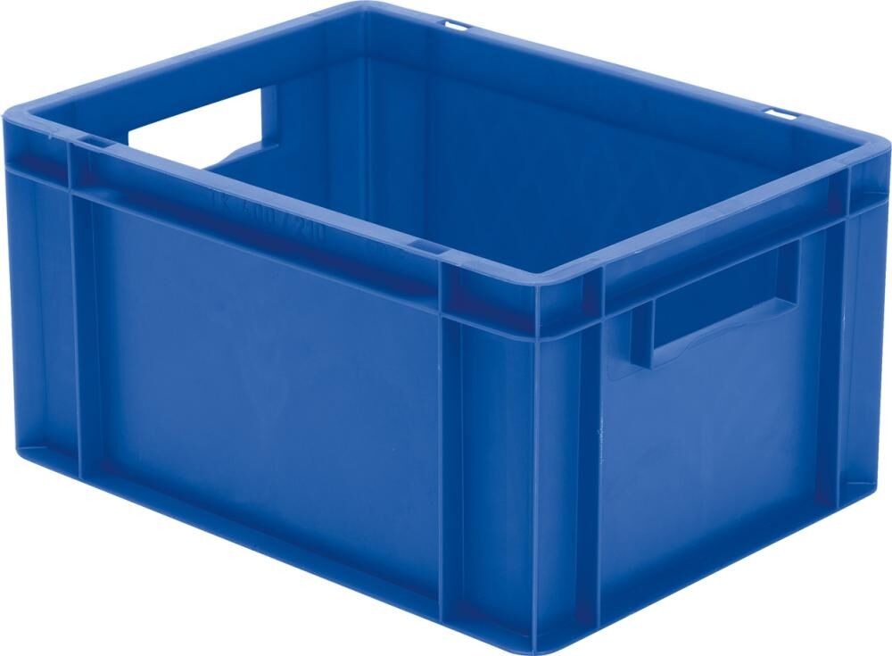Lakape Stapeltransportkasten TK 400x300x210 mm blau Produktbild Lakape Stapeltransportkasten TK 400x300x210 mm blau