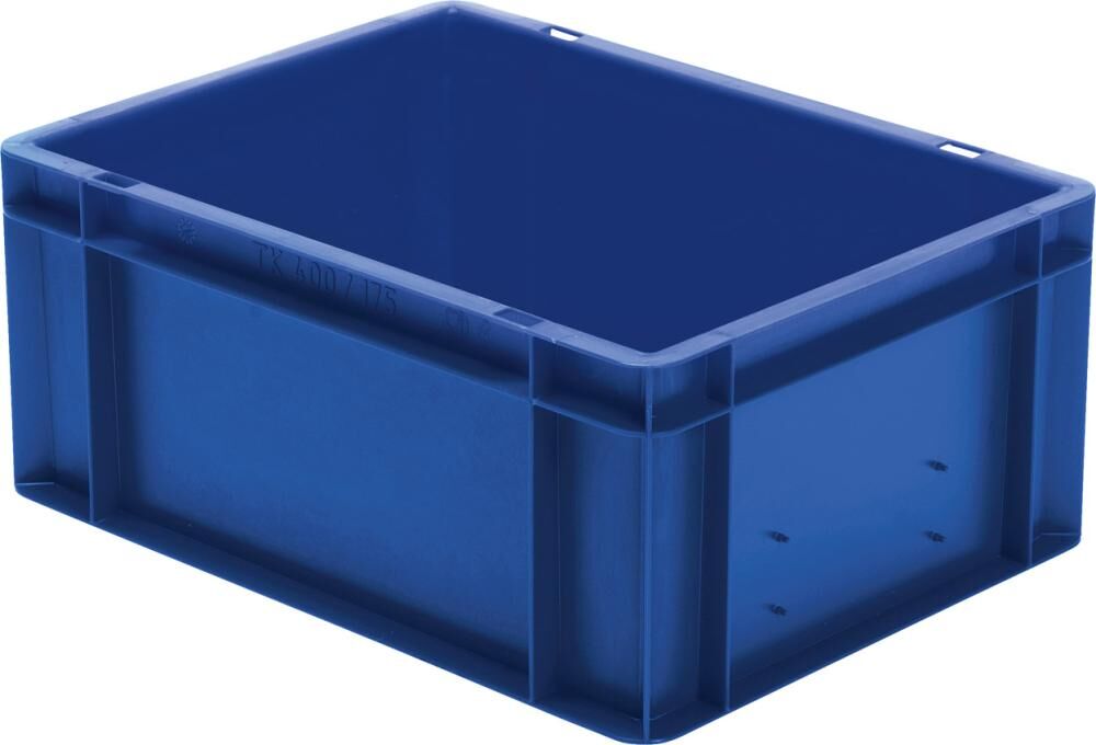 Lakape Stapeltransportkasten TK 400x300x175 mm blau Produktbild Lakape Stapeltransportkasten TK 400x300x175 mm blau