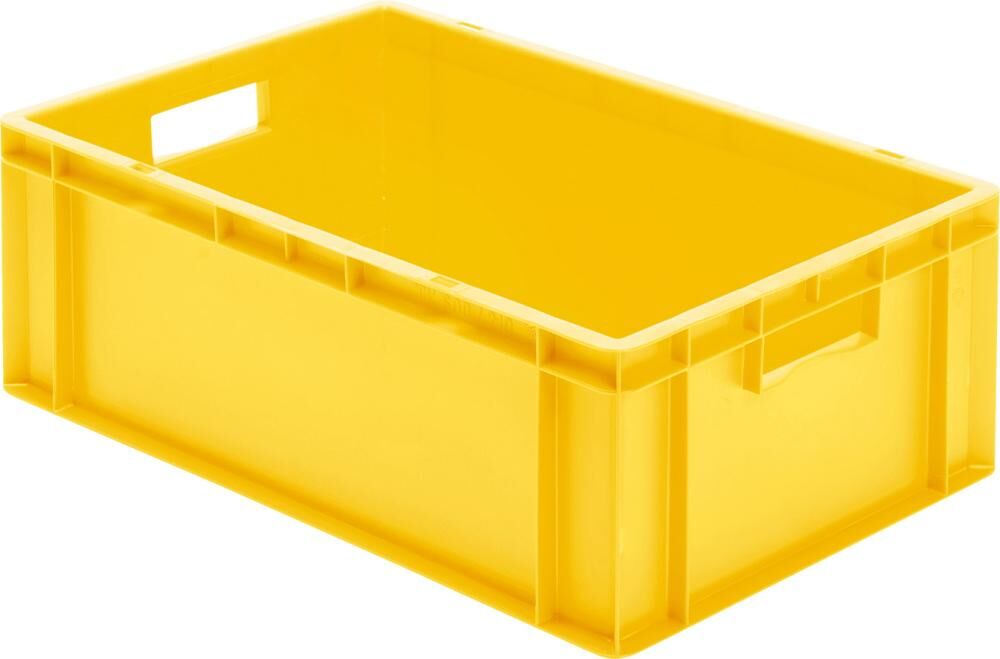 Lakape Stapeltransportkasten TK 600x400x210 mm gelb Produktbild Lakape Stapeltransportkasten TK 600x400x210 mm gelb